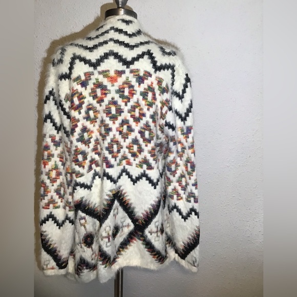 Vintage concept open front sweater cardigan size large - Picture 2 of 6